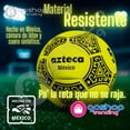 thumbnail image 3 of 3pz Balon Fútbol Azteca No5 Adulto Panel 32 Reforz Todo Terreno, Amarillo, 3 of 7
