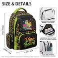 thumbnail image 6 of Jeiento Kids School Backpack 17 Inch Large Capacity Lightweight Water-Resistant Skateboarding Dinosaur Bookbag with Multi-Pocket Adjustable Straps for Boys Casual Daypack, 6 of 7