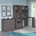 thumbnail image 2 of Cabot Corner Desk with Hutch and File Cabinet in Heather Gray - Engineered Wood, 2 of 7