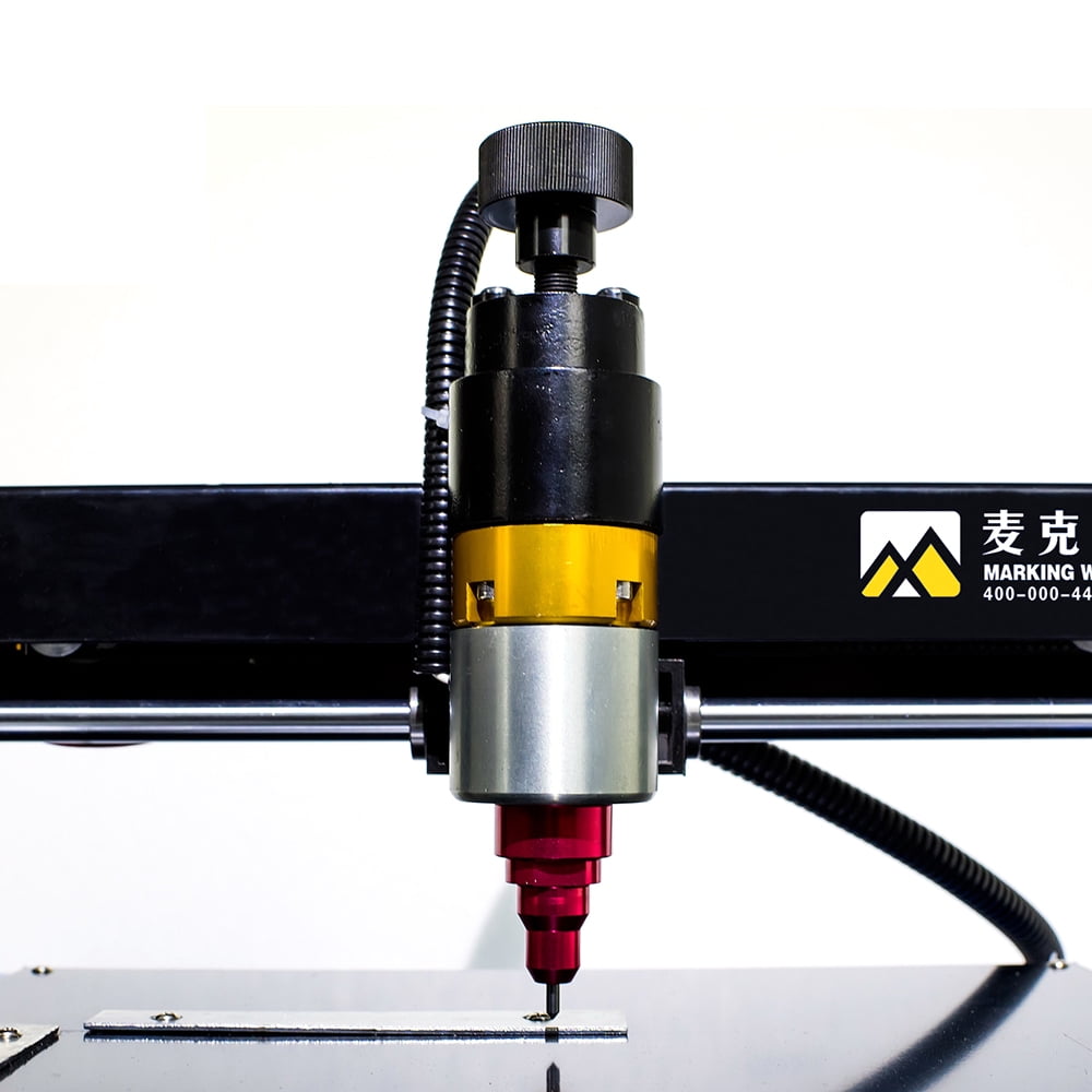 Dwellnix Electric Marking Machine 400W Dot Peen Metal Engraver with Software Control for Aluminum Stainless Steel & Iron Tags