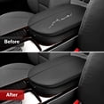 thumbnail image 5 of KBH Center Console Cover for Acura MDX 2007-2013, Middle Console Lid Armrest Cover Leather Skin Replacement, Black, 5 of 7