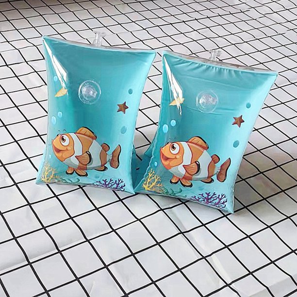 Brazo inflable de aire Anillo de natación Brazaletes flotantes Mangas de aire Accesorios para el agua de la piscina Ndcxsfigh libre de BPA