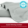 thumbnail image 4 of Mellanni Queen Flat Sheet Only, Hotel Luxury Soft Microfiber Top Sheet, 1 Piece, Spa Mint, 4 of 7