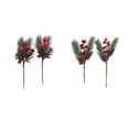 thumbnail image 4 of Billuyoard 10 unids/set de tallos de bayas rojas compactos y ligeros para decoraciones navideñas portátiles, ramas de pino Kits de decoración para fiestas Tipo 1, 4 of 6