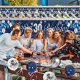 thumbnail image 3 of BIRLON 30th Birthday Decorations for Men, Navy Blue and Silver Balloon Set with Number 30 Foil Balloon, Happy 30th Banner, Triangle Bunting, Confetti Balloons, 3 of 7