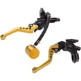 thumbnail image 2 of HUGFEGWE UniversalClutch Brake Lever Aluminium Alloy Motorcycle Replacement (Gold) CJB91-78949, 2 of 8