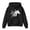 Black, variant on WOYY Toddler Girls Hoodie Kids Horse Print Hooded Sweatshirt Long Sleeved Pullover Top