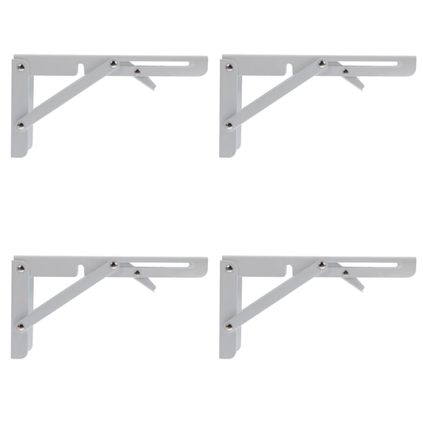 FELTECHELECTR 4 soportes de pared resistentes, soportes triangulares.