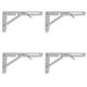 thumbnail image 1 of FELTECHELECTR 4 soportes de pared resistentes, soportes triangulares., 1 of 7