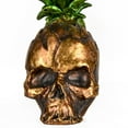 thumbnail image 4 of National Tree Company Halloween Decoration, Gold, Pineapple Skull, 14 Inches, 4 of 4
