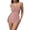 Pink, variant on HJYCHN One-Piece Swimsuit for Women Solid Color Push Up Swimsuit and Stylish for Women's Swimwear Bathing Suit for Women Navy L
