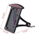 thumbnail image 2 of Marcos para matrícula de motocicleta Bobber, montaje lateral personalizado, luz trasera de freno cromada, 2 of 5