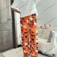 thumbnail image 1 of Sanrio-Pijama de Hello Kitty para mujer, pantalones elásticos suaves de terciopelo Coral con Gato KT de dibujos animados, cómodos, para el hogar, regalos, 1 of 4