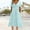 Light Blue, variant on SMihono Fashion Eyelet Boho Tie Back Dress for Women, Casual Summer Dress with Pockets, Trendy Loose Fit Midi Dress for Women Khaki S