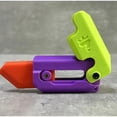 thumbnail image 4 of Cuchillo de rábano de gravedad 3D, tarjeta de empuje de descompresión, juguete pequeño, peine de rábano, descompresión, regalo de dibujos animados para niños, Mini modelo, 4 of 4
