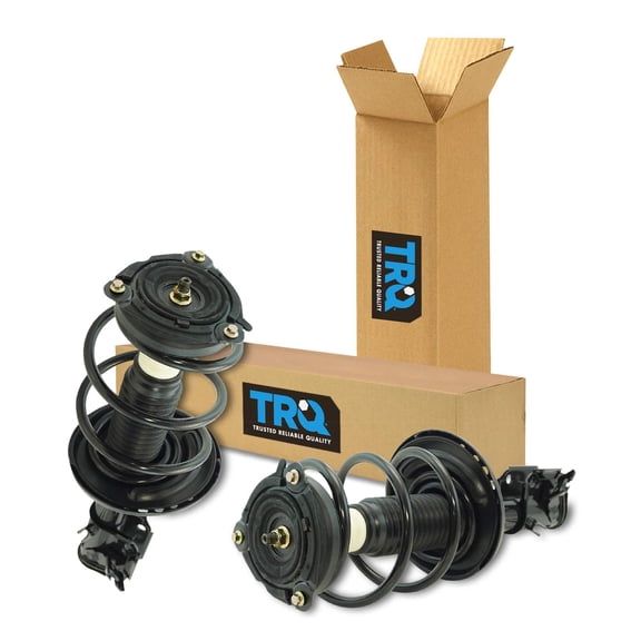 TRQ Front Strut & Coil Spring Assembly Set Driver & Passenger Sides Fits Select 13-18 Nissan Altima