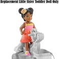 thumbnail image 4 of Replacement Figure for Loving Family Dollhouse - BML25 ~ Replacement Little Sister ~ Toddler Doll ~ African American, 4 of 5