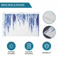 thumbnail image 6 of Navy Blue Placemats Set of 6, Summer Botanical Leaves Watercolor Placemats for Dining Table, Place Mats for Kitchen Tabletop, Waterproof Wipeable Dining Table Mats Set, 6 of 9