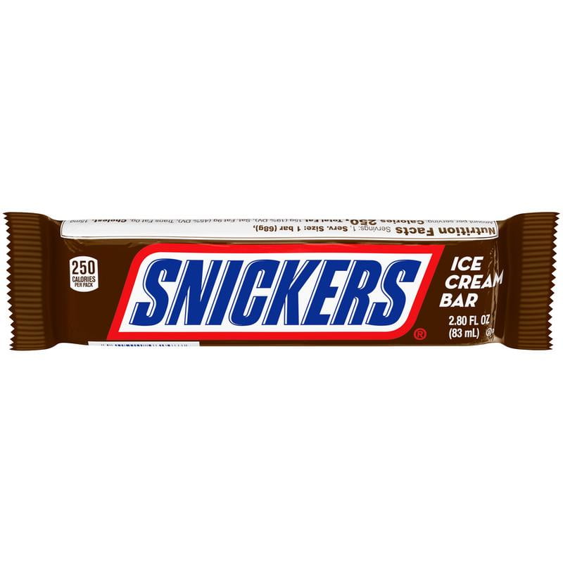 SNICKERS® Ice Cream Bar Impulse Size - 2.8 oz (24 Count) - Walmart.com