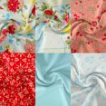 thumbnail image 4 of The Pioneer Woman 21" x 18" Cotton 6 Piece Sweet Rose Fat Quarter Bundle Fabric, Multicolor, 4 of 4