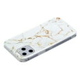 thumbnail image 2 of Dteck for Apple iPhone 11 Pro Max Phone Case,Hybrid Marble Texture Luxury Fashion Soft Silicone TPU Ultra Slim Shockproof Protective Cover,White Marble, 2 of 5