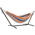 thumbnail image 1 of Hamac Vivere Double Coton avec Support en Acier et Sac de Transport - Orange Punch, 1 of 5