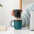 thumbnail image 4 of Xuniizn Mug With Lid And Filter Cup Ceramic Cup Business Cup Office Cup, 4 of 8