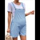 thumbnail image 3 of Mono Corto Informal de Verano para Mujer, de Holgado, Ideal para Playa, Viajes y Vacaciones Azul XL, 3 of 8
