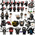 thumbnail image 2 of Building Blocks Kit for Monitor Man & Toilet Man | K2187 Monitor Man Model Set | DIY Assembly Toy (10g) | Creative Construction Playset for Kids | Character Building Bricks with Assembly Pieces | Fun, 2 of 3