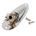 thumbnail image 3 of Electric Guitar Boat Socket Metal Acoustic Musical Instrument Pickup Equipment Accessory Replacement for Strat Stratocaster Silver, 3 of 7