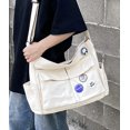 thumbnail image 4 of CoCopeaunts Women Canvas Hobo Crossbody Bag Large Shoulder Tote Bag Casual Messenger Bag with Multiple Pockets, 4 of 6
