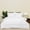 Zigzag Grey, variant on Dreamology White Duvet Cover Queen 100% Cotton Embroidered 3 Piece Set, Soft, Lightweight T300 Sateen (Chevron Navyblue)