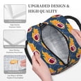 thumbnail image 3 of Gaeub Burning Rugby Balls Lunch Bag Water-Resistant, Leakproof, Durable, with Spacious Main Compartment and Front Pocket, for School, Work, Picnic, Outdoor Use-One Size, 3 of 6