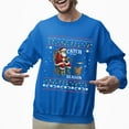 thumbnail image 2 of Christmas Sweatshirt, Catch of the Season Funny Santa Fishing Christmas Sweatshirt, Festive Angler Ugly Holiday Sweatshirt, Unique Fishermen & Outdoorsman Gift, 2 of 5
