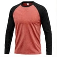 thumbnail image 2 of LIaqionyy Mens Tops Crew Neck Comfortable Long Sleeve Casual Loose Basic Tees Shirts Stretchy Pullover Shirt, 2 of 4