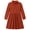 Rust Orange, variant on Lanbubble Toddler Girls Long Sleeve Turtleneck Dress Ribbed Knit A Line Fall Winter Clothes 2-7 Years