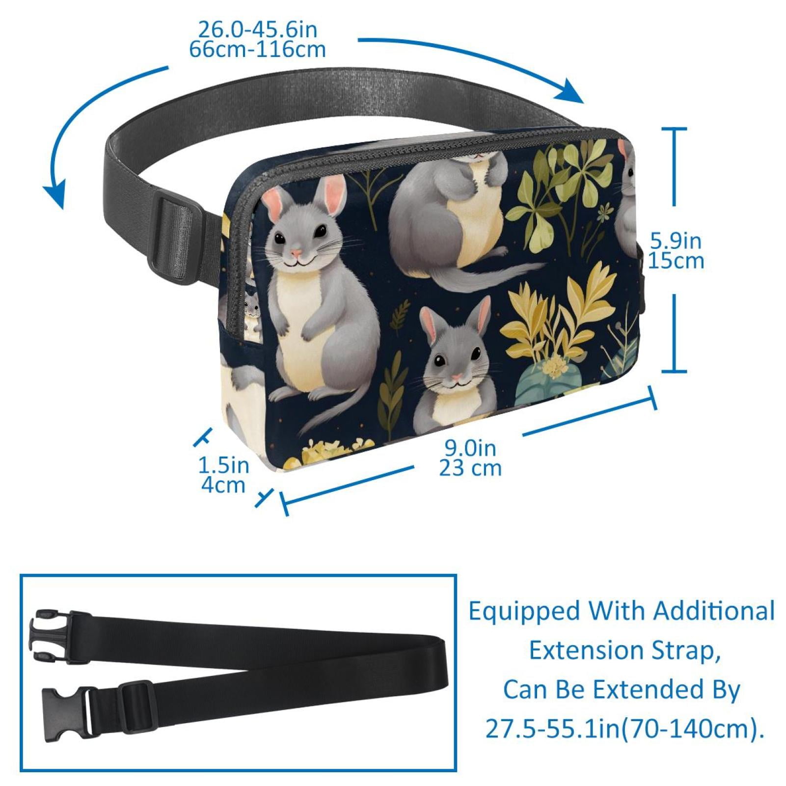 Starry Sky Dinosaur Lightweight Adjustable Running Belt with Extension Strap for Unisex - Fanny Pack Waist Bag for Fitness and Exercise
