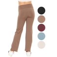 thumbnail image 3 of Stretch Is Comfort Girl's High Waist Ultra Flex Bootcut Yoga Pants | Child  6 -12, 3 of 6