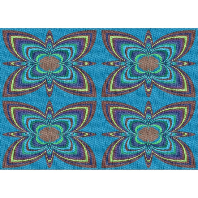 Ahgly Company Machine Washable Indoor Rectangle Transitional Dark Turquoise Green Area Rugs, 5' x 7'