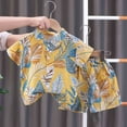 thumbnail image 2 of TAIAOJING Toddler Boys Hawaian Print Shirt & Shorts Outfits Sets Summer Beach Outfits Sets 2-Piece Fashionable 12-24M, 2 of 3