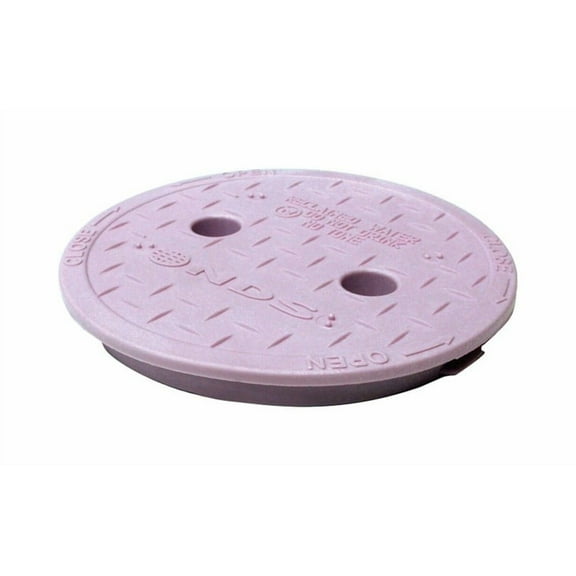 VALVE BOX LID RND PURP6" (Pack of 1)