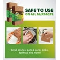 SCRUBIT Natural Scouring Pads Non Scratch Scrubbing Pads for Pots
