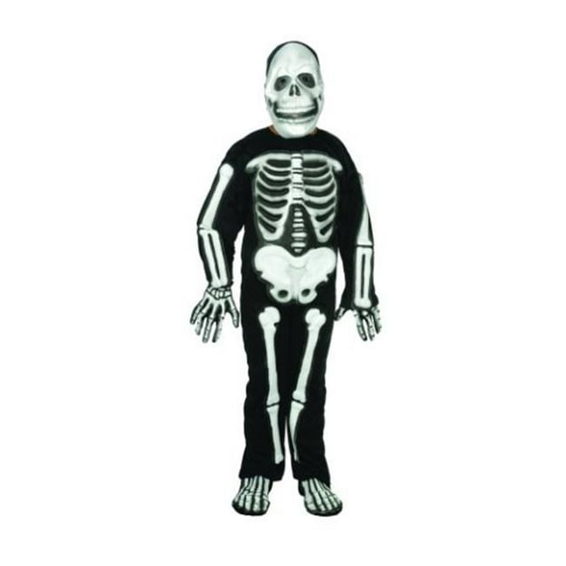 Costume de Squelette - Taille Enfant Moyen 8-10