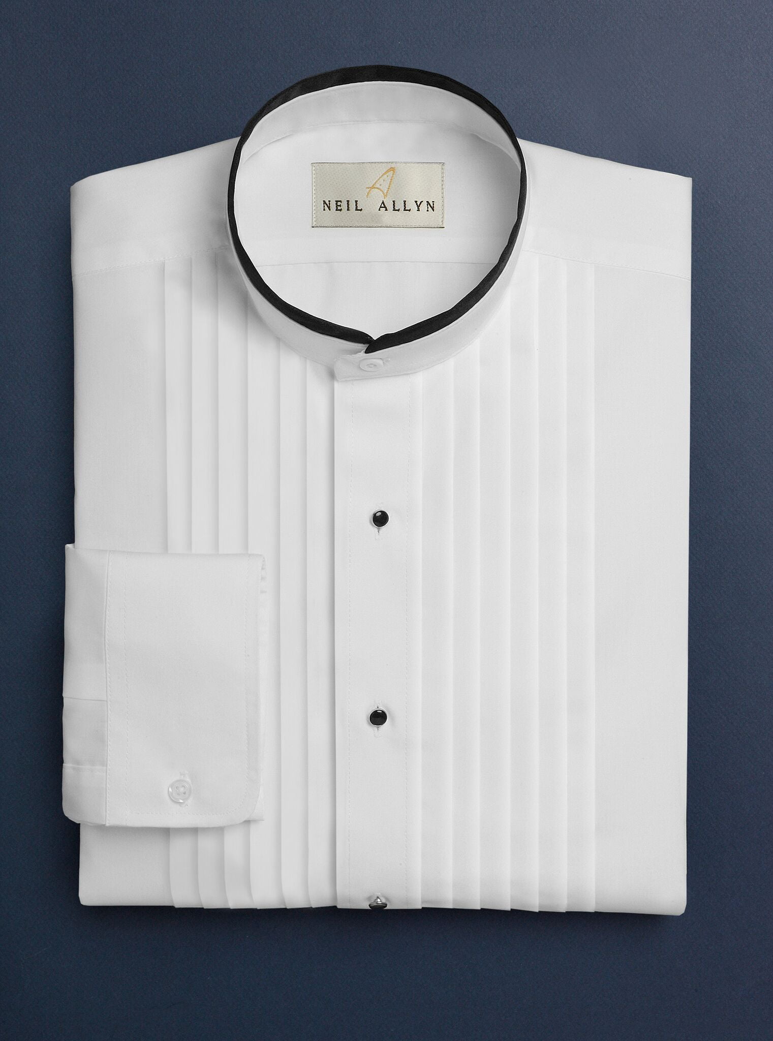 Pleats Formal Tuxedo Shirt 
