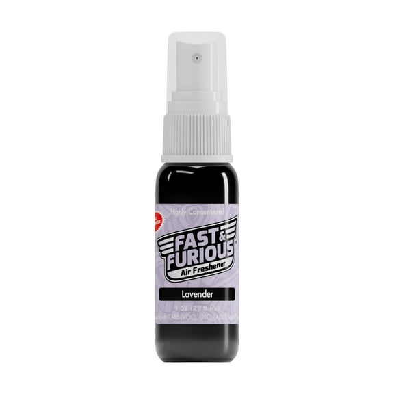 Fast & Furious Mini Air Freshener Spray, Lavender Scent, 1 fl. oz.