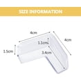 thumbnail image 4 of Paquete de 20 protectores de esquinas para bebés, protectores de esquinas transparentes, protectores de esquinas para muebles y parachoques de seguridad, parachoques a prueba de bebés, bordes de muebl, 4 of 5
