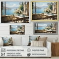 thumbnail image 4 of Designart "Coastal Retreat South Of France" Nautical & Beach Floater Framed Canvas Wall Art, 4 of 7