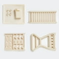 thumbnail image 5 of NIAIZEK Khaki Plastic Dish Drying Rack for Kitchen Utensils, Compact Space-Saving Organizer and Drainer, 1-Piece Kitchen Accessory, 5 of 6