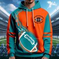 thumbnail image 1 of WILLBEST Sudaderas Deportivas para Hombre, Sudaderas con Capucha De Rugby y Fútbol para Hombres y Mujeres, Sudaderas Casuales con Cuello y Cordón, Sudadera con Capucha De Manga Larga Grande, 1 of 4