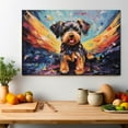thumbnail image 3 of Barbet Dog Wall Art Graffiti Painting Canvas Print for Living Room,Colorful Animal Canvas Wall Art Farm Animal Picture Artwork for Home Bathroom Office Decor, 3 of 4